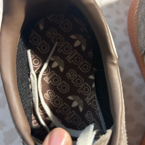 Adidas Women's' Brown and Cream Sneakers - Picture 5 of 6